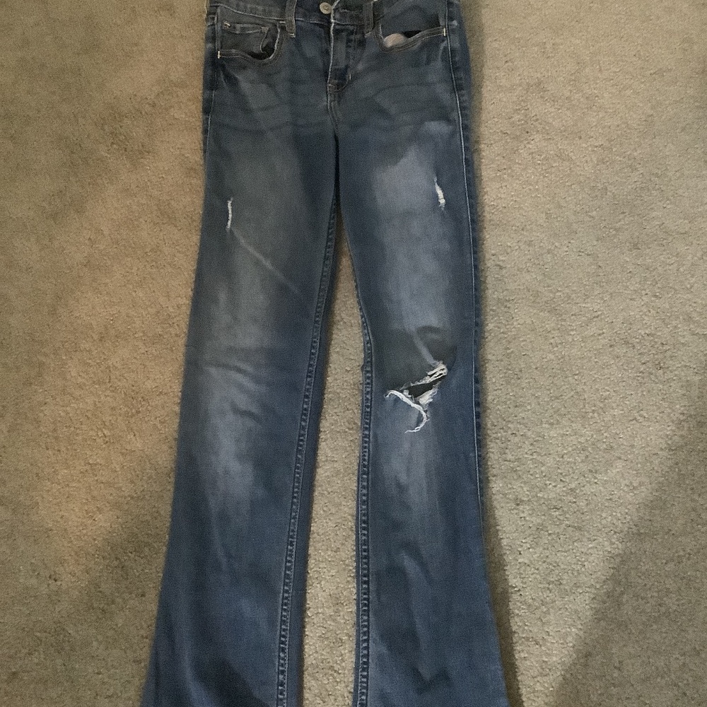 Hollister Low rise boot cut jeans